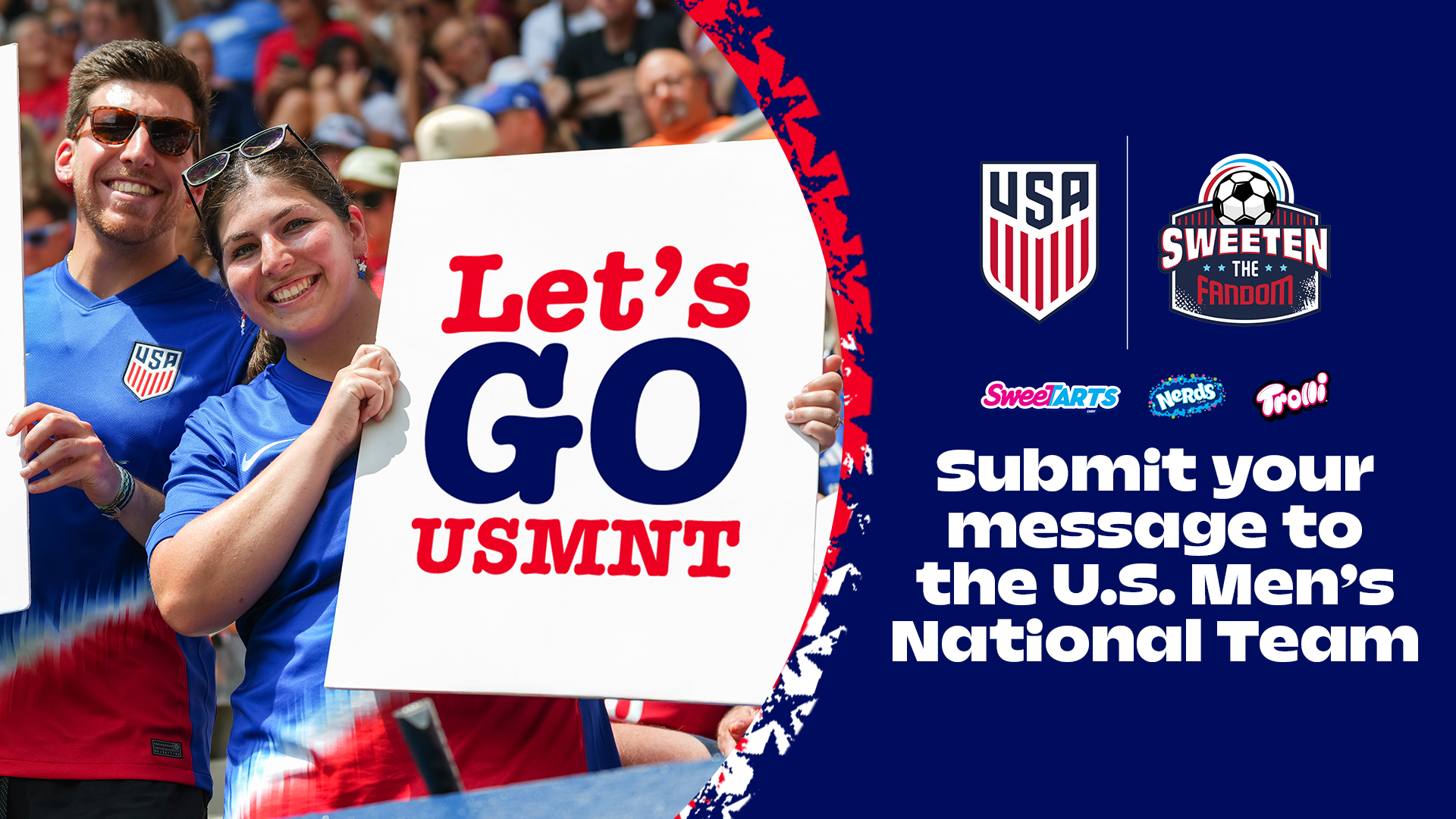 Submit your message to the USMNT