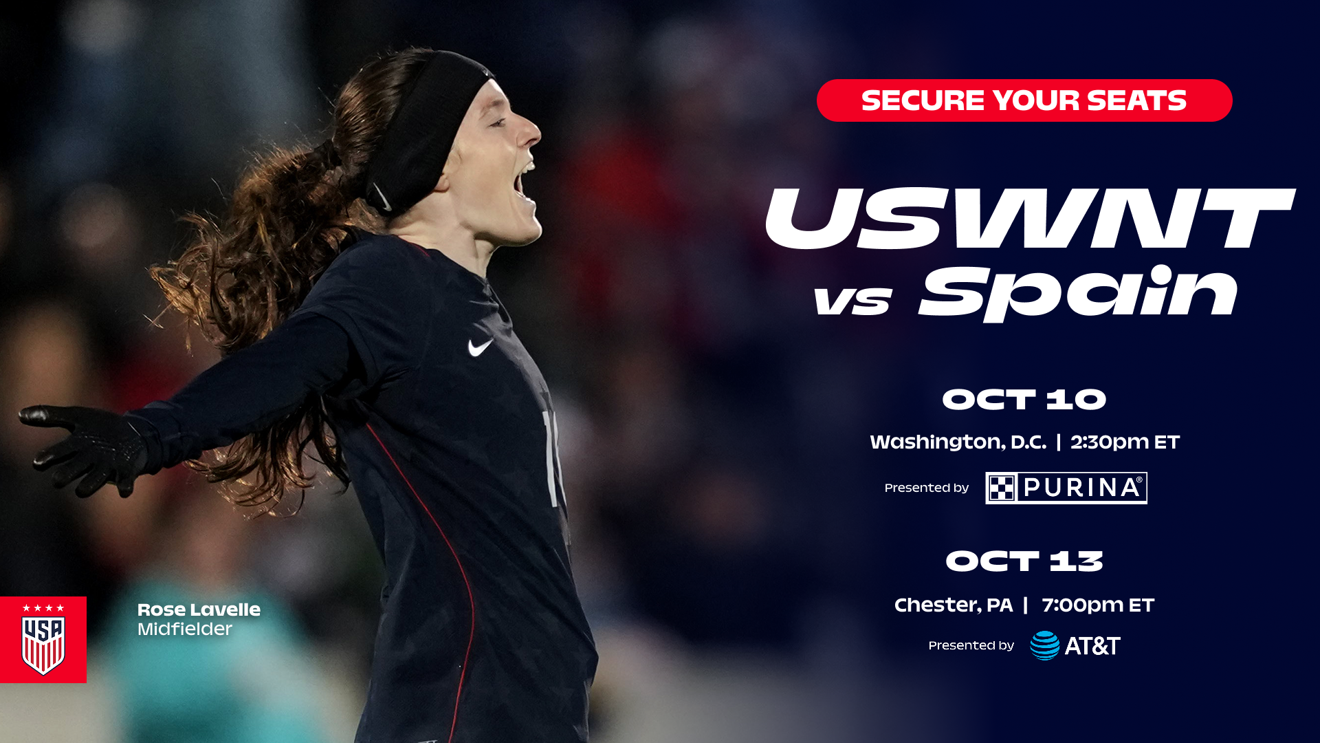 Match presale: USWNT vs. Spain